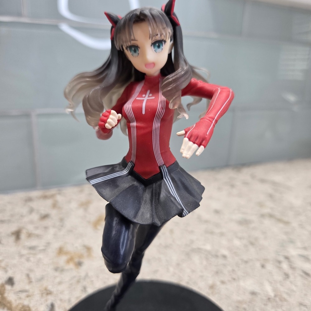 Taito Fate/EXTRA Last Encore Rin Tohsaka Anime Figure‎ Red Outfit 7.5"